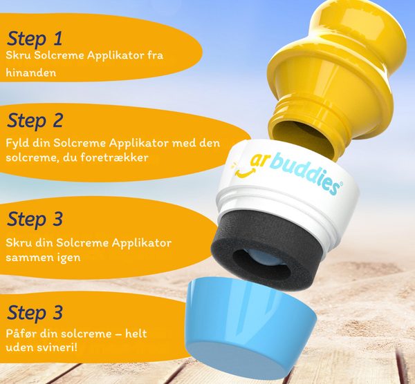 Solar Buddies Solcreme Applikator – Inspireret af børn, lavet af mødre